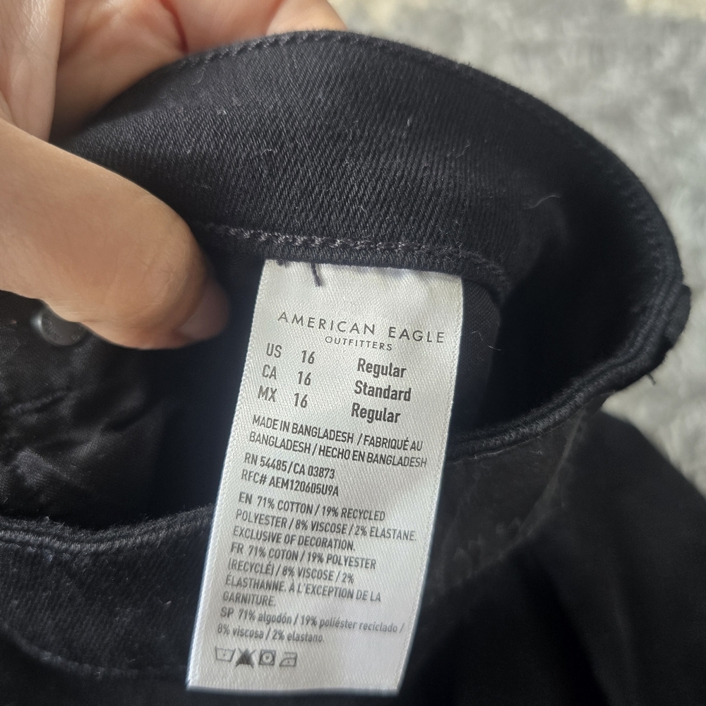 American Eagle Outfitters Black Skinny Jeans - Picture 8 of 8